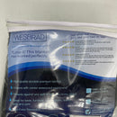 WESBRAD 100% Leak Proof, Waterproof, Totally Pee Proof, EZ-Wash, Durable, 3 Layer Blanket (Slate Grey/Cool Grey) (2 Pack 36" X 30")