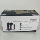 CINCOM Leg Massager for Circulation with Heat, Foot Calf and Thigh Air Compression Leg Compression Massager with 3 Modes 3 Intensities and 2 Heating Levels, for Pain Relief, Edema, RLS, Gift Choice