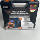 Brother Mobile PTE500 Handheld Labeling Tool, USB Interface, Li-ion, Auto Cut, Carrycase