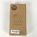 Artaste 56389 Rain 18/10 Stainless Steel Flatware 20-Piece Set, Service for 4