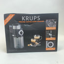 KRUPS Precision Grinder Flat Burr Coffee for Drip/Espresso/PourOver/ColdBrew, 12 Cup, Black
