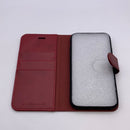 TUCCH iPhone XR Case, iPhone XR Wallet Case, PU Leather Flip Folio Cover with RFID Blocking Card Slot Magnetic, Stand TPU Shockproof Inner Case Wireless Charging Compatible with iPhone XR, Dark Red