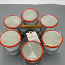 Hearth and Hand with Magnolia 7pc 18oz Drink Caddy Set