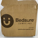 Bedsure Orthopedic Small Dog Bed, Bolster Dog Beds for Small Dogs - Foam Sofa with Removable Washable Cover, Waterproof Lining and Nonskid Bottom Couch, Grey-20x15x6