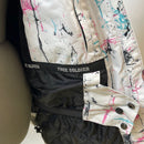 FREE SOLDIER Women's Waterproof Ski Snow Jacket Fleece Lined Warm Winter Rain Jacket with Hood Fully Taped Seams(Floral Print,2XL)