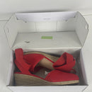 DREAM PAIRS Women's Elastic Ankle Strap Espadrilles Wedge Sandals