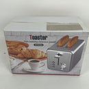 Toaster 2 Slice, whall Stainless Steel,Bagel Toaster with Removable Crumb Tray, for Various Bread Types 850W