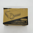 VANKYO LEISURE 3 Mini Projector, 1080P and 170'' Display Supported, Portable Movie Projector with 40,000 Hrs LED Lamp Life, Compatible with TV Stick, PS4, HDMI, VGA, TF, AV and USB