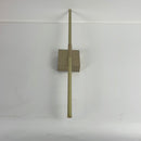 Makena 28 in. Gold Dimmable Integrated LED Metal Wall Sconce