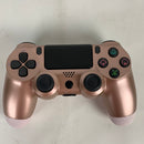 YU33 2 Pack Wireless PS4 Controller for Playstation 4,Pa4 Remote Control Joystick with Charging Cable/TouchPad/1000 mAh Battery for Kids/Girls (Berry Blue/Rose Gold, New Cheap Mando/Manette