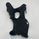 Tactical Dog Vest Harness, Outdoor Training Service Dog Vest Adjustable Military Working Dog Vest with Molle System and Rubber Handle 19.7"-22.8" Chest (Adjustable), Black