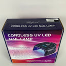 80W Professional Cordless UV LED Nail Lamp Gelpal Portable LED Gel Nail Curing Dryer, Wireless Nail Polish Machine Light with 45 Beads and 140000mAh Rechargeable Battery for Salon or Home, Black