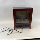 Cambridge 19" Wood Electric Fireplace Mahogany