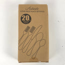 Artaste 56389 Rain 18/10 Stainless Steel Flatware 20-Piece Set, Service for 4