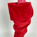 DREAM PAIRS Women's Red Thigh High Chunky Heel Platform Over The Knee Boots Size 8.5 M US Sarah-hi