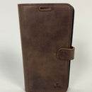 Snakehive Vintage Wallet for Samsung Galaxy S22 || Real Leather Wallet Phone Case || Genuine Leather with Viewing Stand & 3 Card Holder || Flip Folio Cover with Card SlotÂ  (Brown)