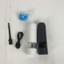 Rechargeable Electric Pepper and Salt Grinder Set - One-Handed - No Battery Needed Modern Style - Automatic Black Peppercorn & Sea Salt Spice Mill Set with Adjustable Coarseness & LED Light Refillable