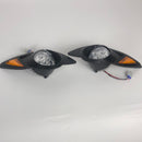 10L0L Golf Cart LED Headlights and Taillight Kit Fit Yamaha G29 Drive G&E 2007 up,Yamaha Deluxe Led Light Upgrade Kit with Turn Signals Switch/Horn/Brake Lights Harness/