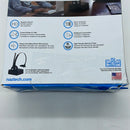 Naztech N980 BT Wireless Headset w/Charging Base, Noise Cancelling Mic, Multipoint Device Connection [Wireless Telephone Headset w/USB, Work-from-Home Connection], Black