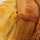 Heritage Patchwork Chenille Bedspread Safari/Brown/Tan Full