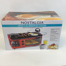 Nostalgia Electrics 50s-Style 3-In-1 Breakfast Station Red