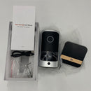 WiFi Wireless Video Doorbell Camera with Chime,IP65 Waterproof,720P HD with Real-time Video,2.4GHz WiFi,Two-Way Talk and PIR Motion Detection Wide Angle,Night Vision ,Cloud Storage (Black)