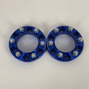 KSP 6X5.5 Hubcentric Wheel Spacers 1" Compatible with Toyota, M12x1.5 Thread 106mm Bore Aluminum Spacers Work On Tacoma 4WD 1995-2021,1996-2022 4Runner,2000-2006 Tundra,2007-2022 FJ Cruiser Blue