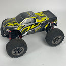 LAEGENDARY RC Cars - Off Road Remote Control Car for Adults & Kids, Waterproof All Terrain 4x4 Truck w/ 2 Batteries - 1:16 Scale, Brushed, Black - Yellow