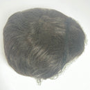 Hand Tied Lace Toupee Human Hair Extension Clip in Hairpieces Topper Top Hair Piece for Men with Hair Loss Natural Black (6â€œx6.3" 5