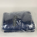 Sunshine Nicole Distressed Velvet Comforter Set, Distressed Velvet Face and Brushed Solid Microfiber Reverse, with Light Weight Soft Poly Fill, 5 Pieces Navy, King