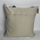 20''x20'' Oversize Striped Decorative Filled Square Throw Pillow Dark Blue - Rizzy Home