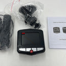 Vehicle blackbox DVR,Dash Camcorder, 1080P Full HD Dash Cam, 2.4 inch Screen, Dual Lens, 5 Meters Cable to Rear Camera,Night Vision, 170° Wide Angle, Loop Recording