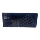 XVX MK61 60% Mechanical Keyboard Wireless, Ultra-Compact 2.4G Rechargeable Gaming Keyboard, RGB Backlit Ergonomic Keyboard for Windows Mac PC Gamers(Coral Sea Theme, Gateron Red Switch)