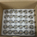 Outdoor String Lights 100ft Globe Outdoor Lights with Waterproof Shatterproof 60 LED Bulbs(2 Spare)Connectable Patio Lights for Indoor/Outdoor Backyard Garden Porch Party Led Outdoor String Lights