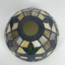Quoizel TFKM1508VB Kami Tiffany Mini Pendant Lighting, 1-Light, 100 Watts, Vintage Bronze (9'' H x 8'' W)