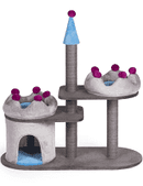Kings Cat Castle Grey/Blue/Purple